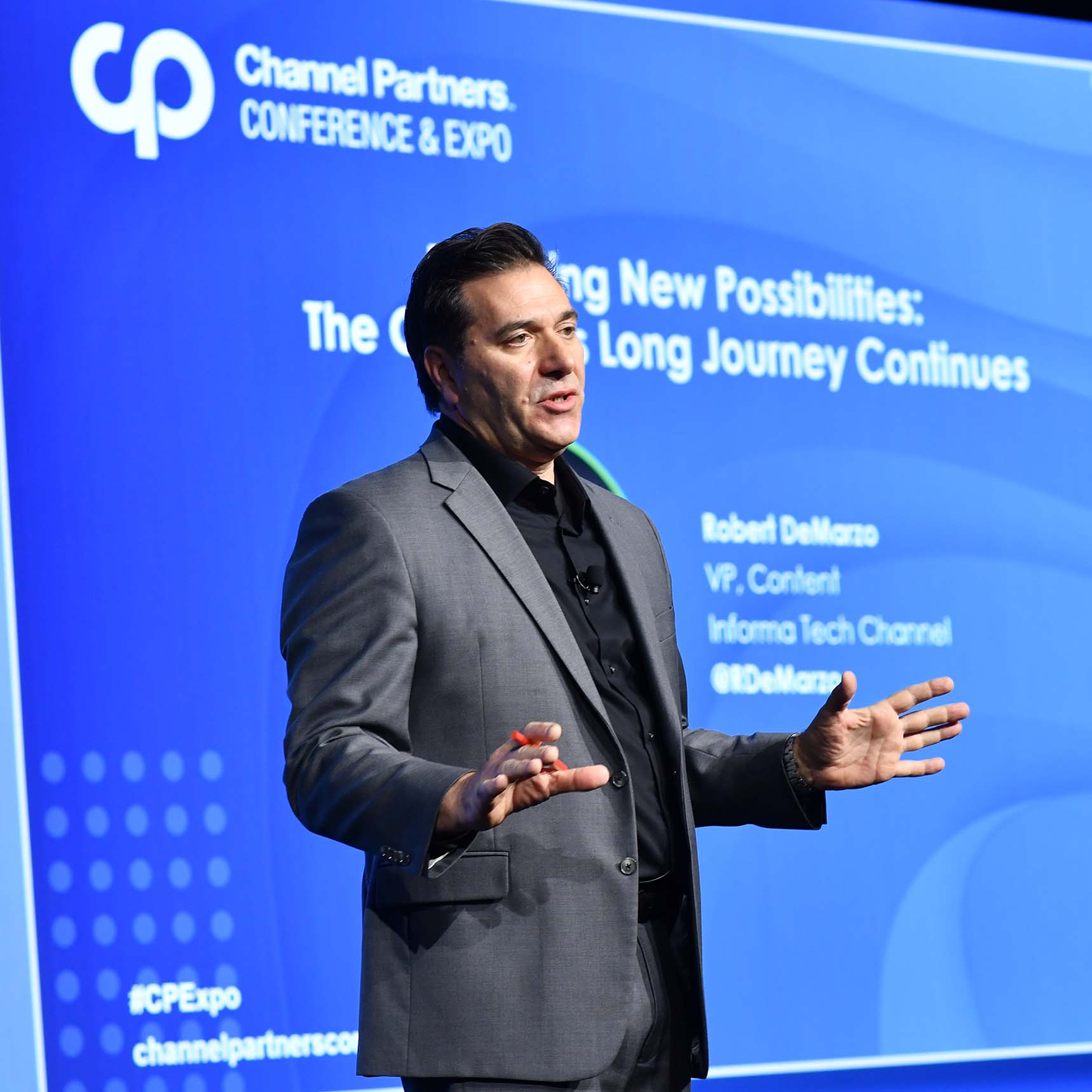 Bobby DeMarzo Onstage at Channel Partners Conference & Expo